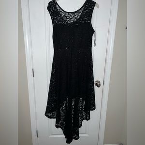 Black High Low Dress
